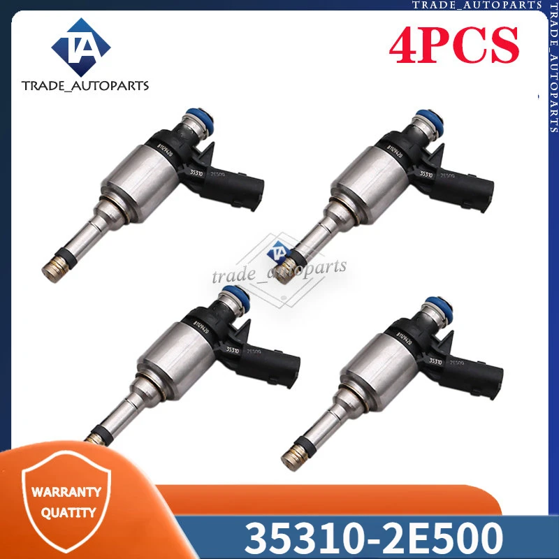 

4PCS Fuel Injectors For 2014-2015 Hyundai Tucson Elantra GT 2014-2016 Kia Forte Koup Soul 35310-2E500 353102E500