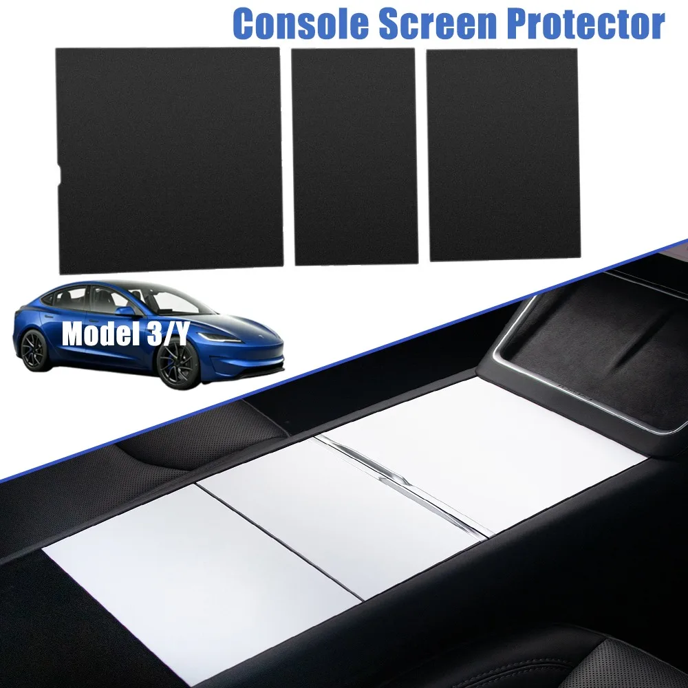 Static Cling Silicone Protector Sticker for Tesla Model Juniper 3/ Y Center Control Panel Anti Scratch Interior Accessories