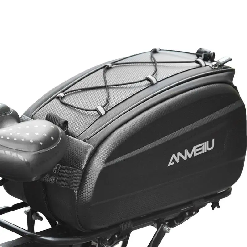 6L Multifunctional Bicycle Rear Seat Bag Waterproof Cycling Bike Rack Trunk Cargo Bag Pannier Bag Handbag Shoulder Bag