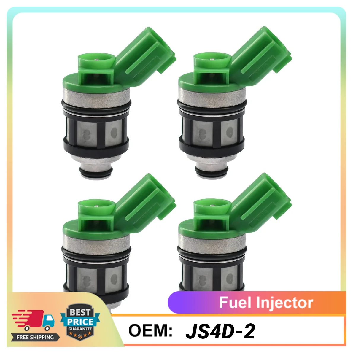 

4PCS Fuel Injector JS4D-2 For Nissan Frontier 1998-2004, Xterra 2000-2004, ​Pickup 1996-1997