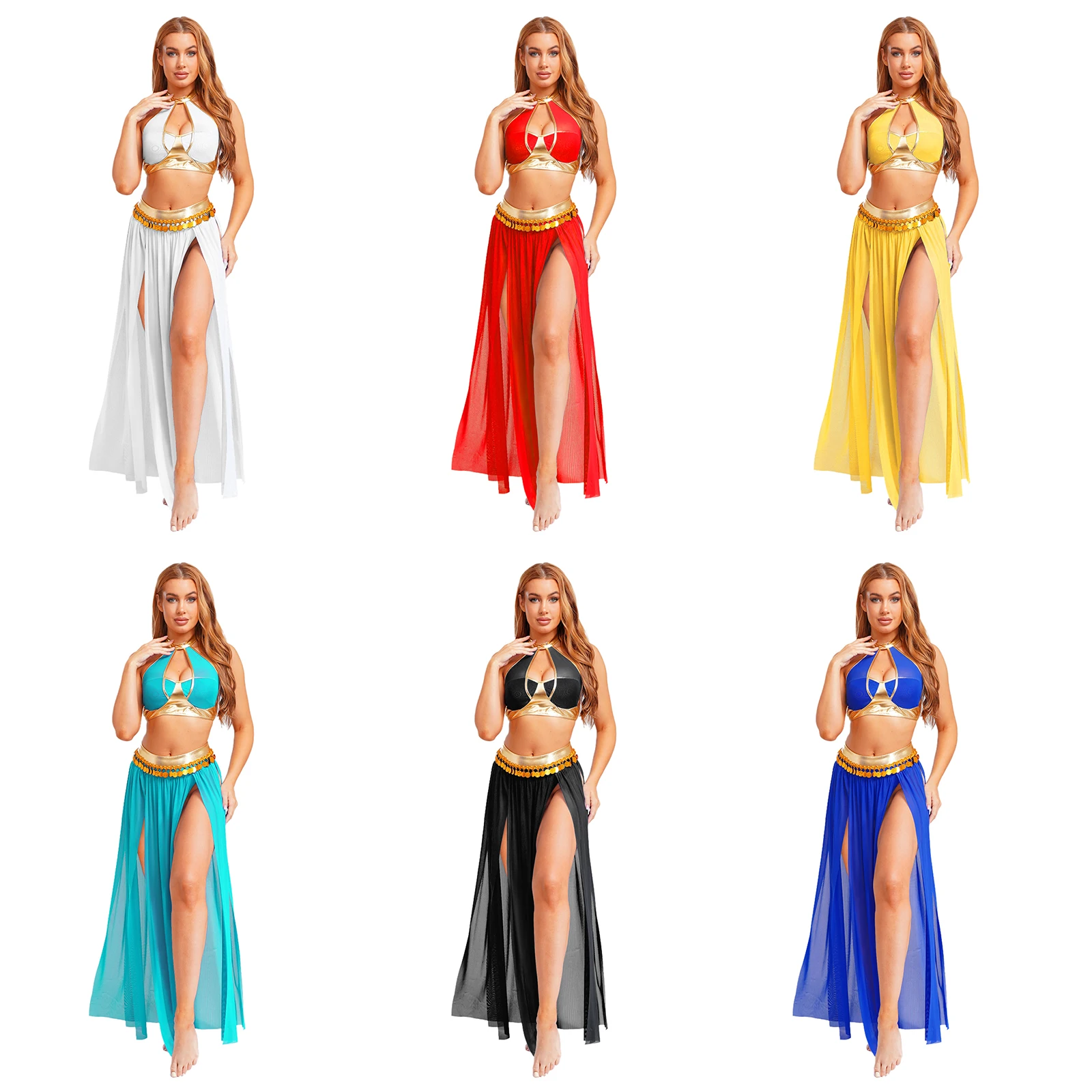 Thumbnail 3 - #14 Budget Belly Dance Costume Skirt and Top Sets for Smart Shoppers