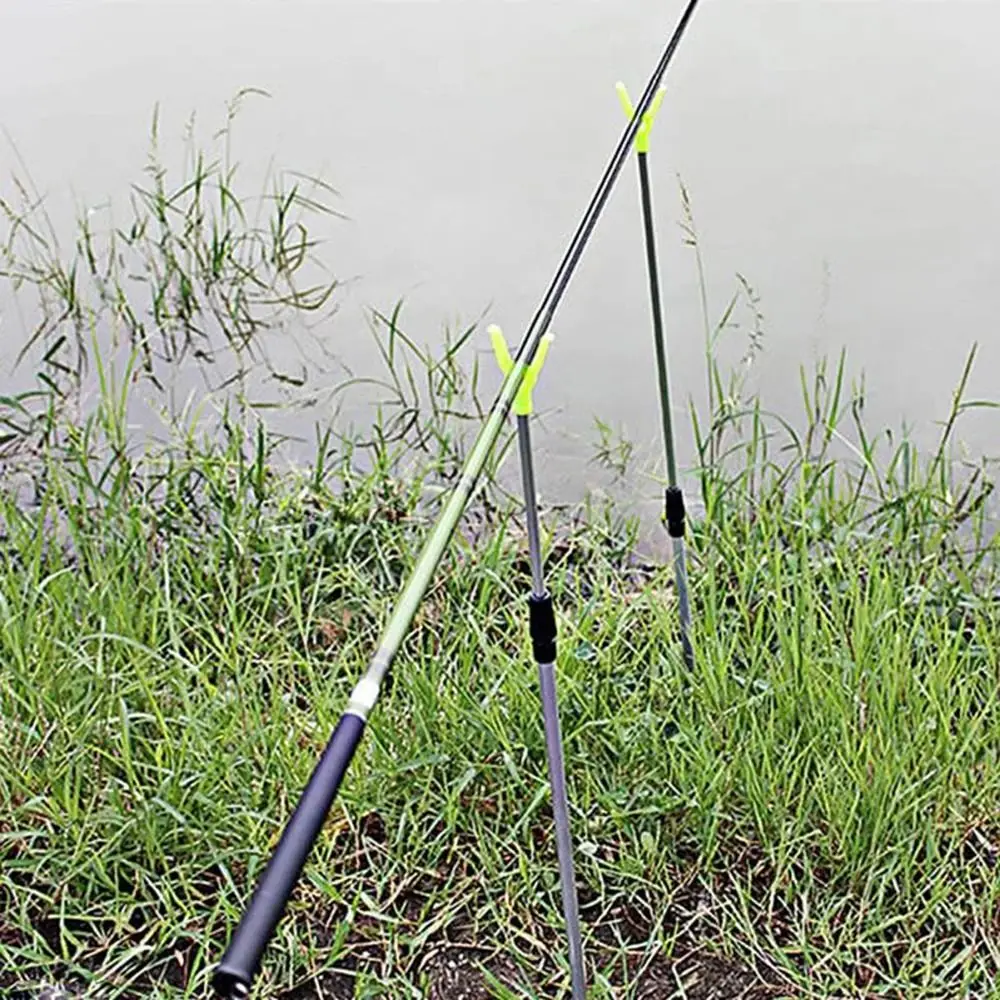 Aluminum Alloy Telescopic Fishing Stand Telescopic Extending Fishing Rod Holder Fixed Portable Adjustable