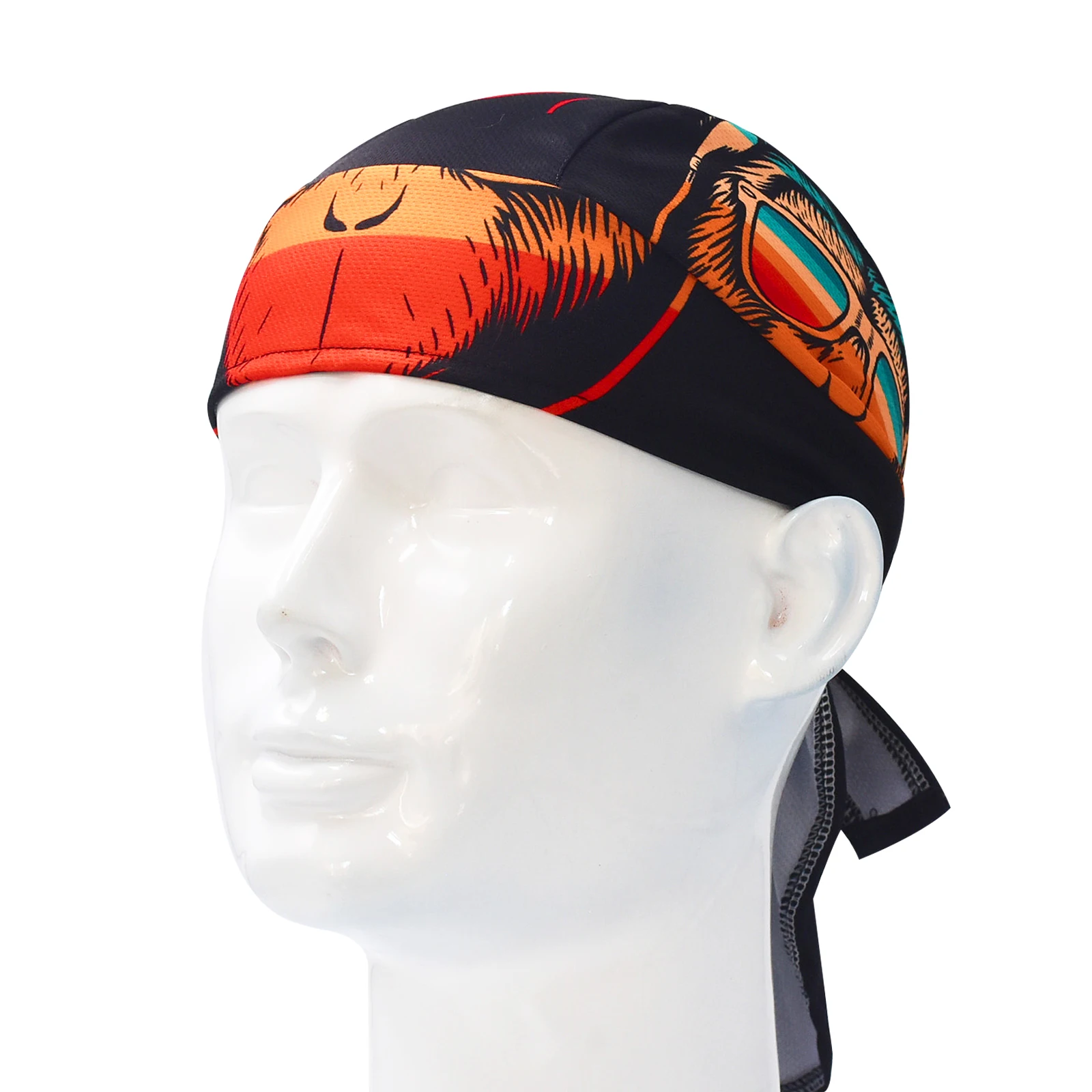 Retro Men\'s Summer Quick-Dry Cycling Headbands Road Bicycle Running Riding Head Scarf
