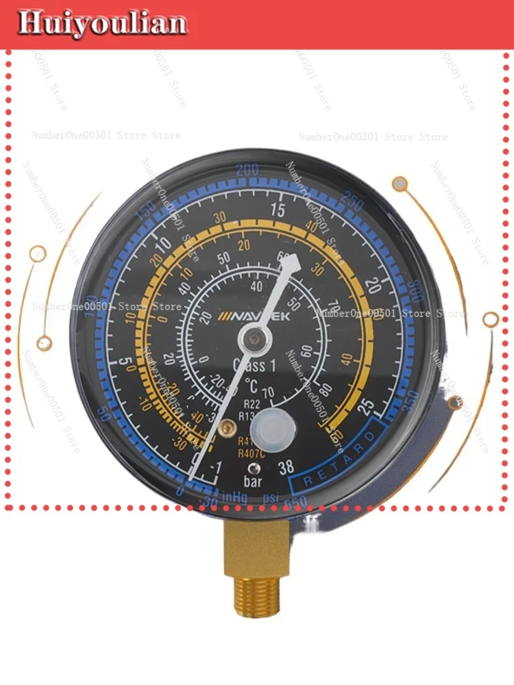 

Ball Valve Type Air Conditioning Pressure Gauge R22r410ar32 Refrigerant Fluorometer