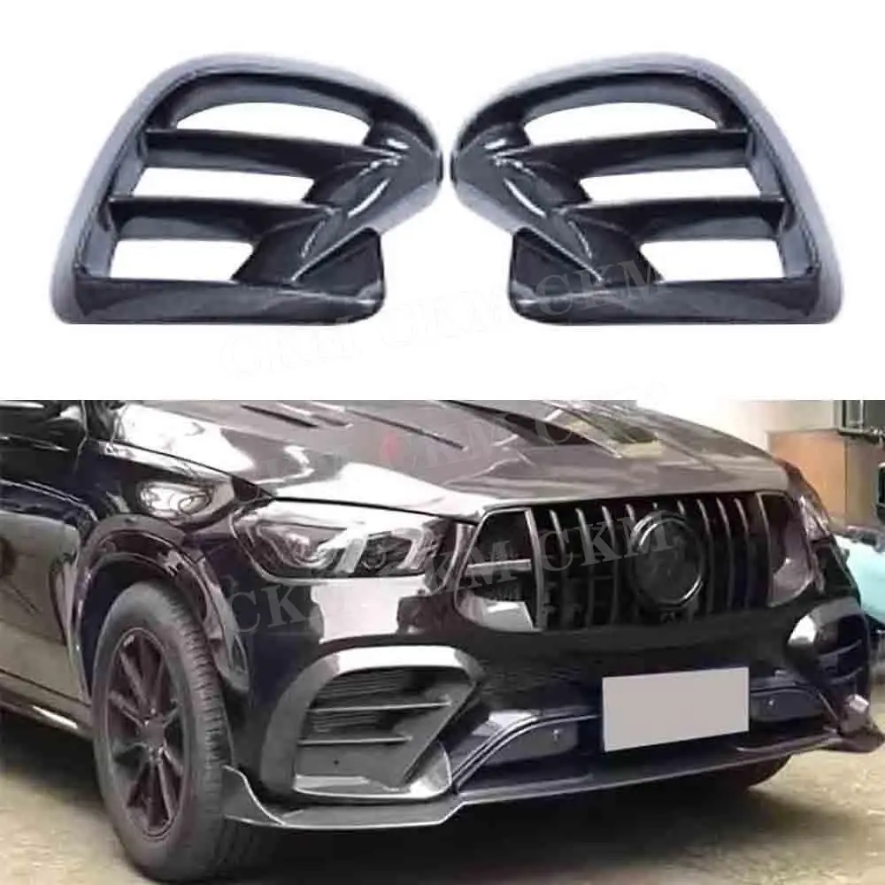 

Передний бампер из углеродного волокна для Mercedes Benz GLE Class W167 GLE63 AMG SUV 2020 2021 2022