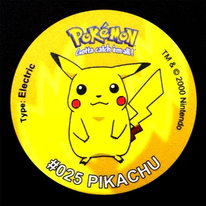 Pokemon Tap Collection Card, Anfänger, Anfänger, Runde, Pikachu, Pogs, Cheetos, Chipitaps, 1. Ausgabe, 30pcs 6 Hauptverkäufe Tazos Sammlung - №4