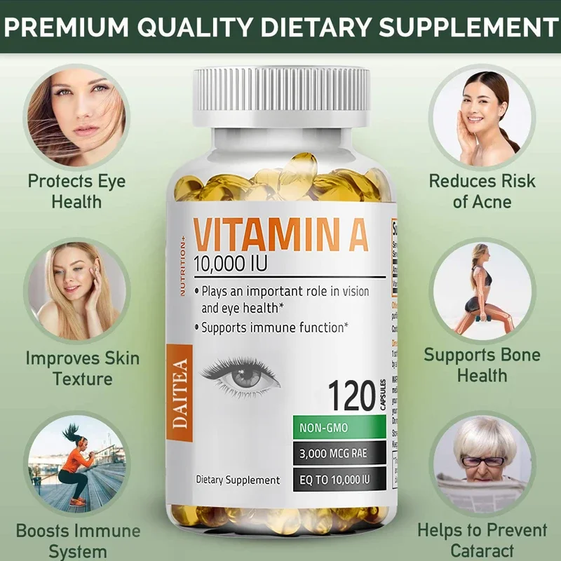 Supplement Vitamin A, Improve Vision, Resist Fatigue, Brighten Eyes, Increase Eye Nutrition, and Improve Clarity