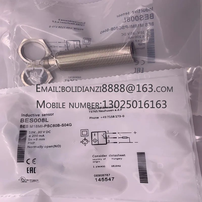 

The brand-new original sensor BES M18MI-PSC80B-S04G-003 warranty for one year in stock