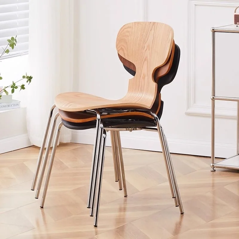 Modern Simple Retro Chair Home Cafe Hotel Solid Wood Chair