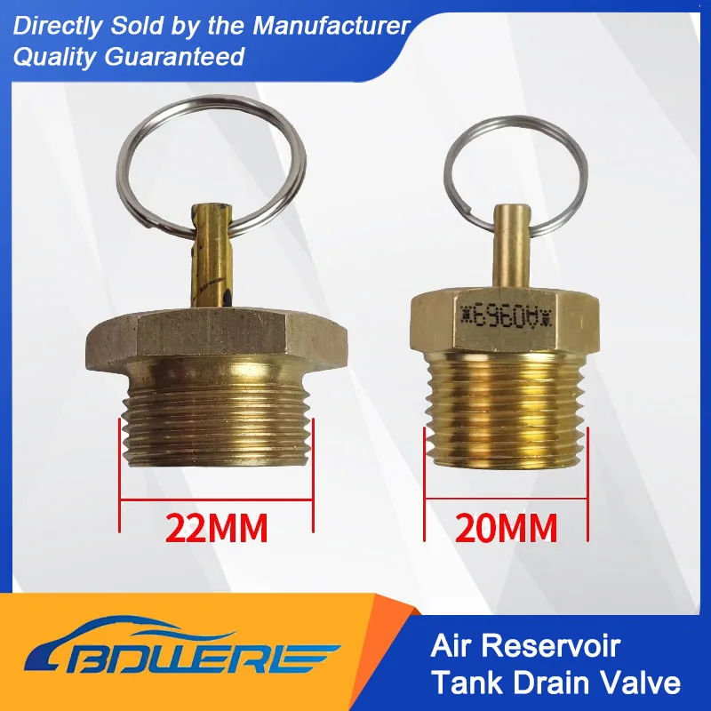 

For Foton Trucks/Loaders/Construction Machinery - Air Reservoir Tank Drain Valve HT00006313/HT00111453
