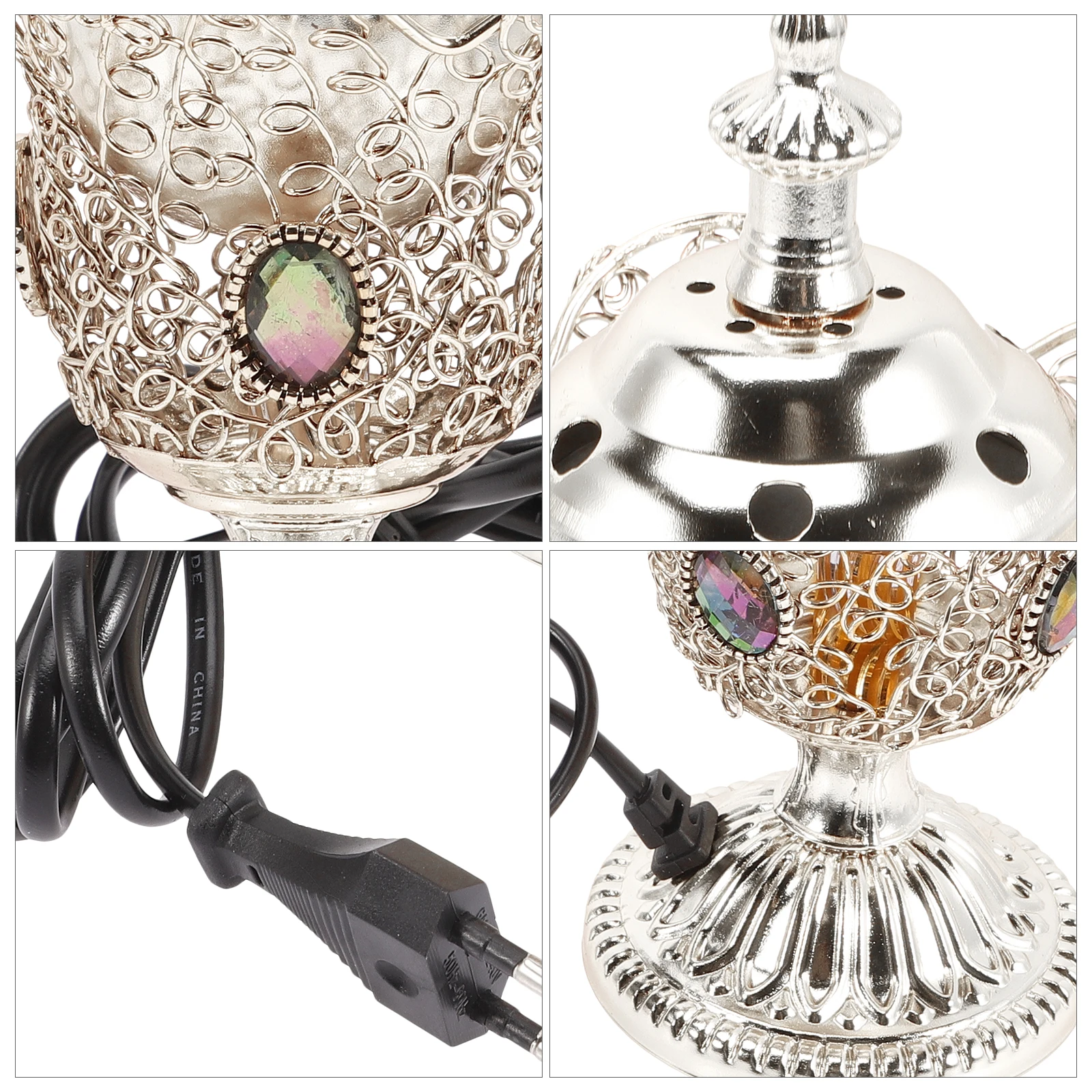 

Electric Plug In Middle Eastern Incense Burner Church Arabic Incense Burner Middle East Church Vintage Decor EU Plug