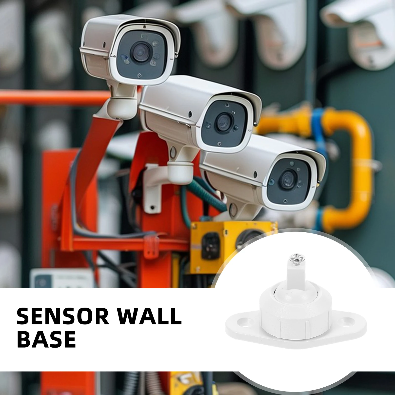 

10pcs Universal Bracket Alarm Mount Wall Hanging Home Sensor Mini Holder Adjustable Firm Material Wide