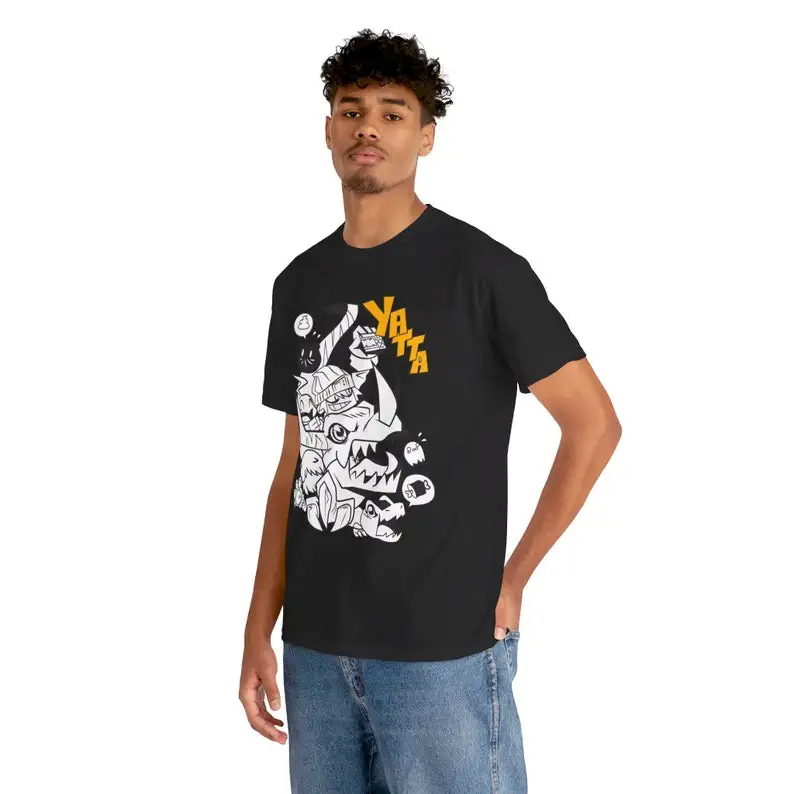 Digimon Adventure Japanese Manga Merch Printed Agumon Greymon Anime Vintage Special T-shirt Unisex