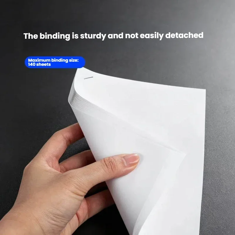 Multifunction Electric Stapler for Office Use Large Size Time-Saving and Effort-Saving Compact Fast Document Binding Machine