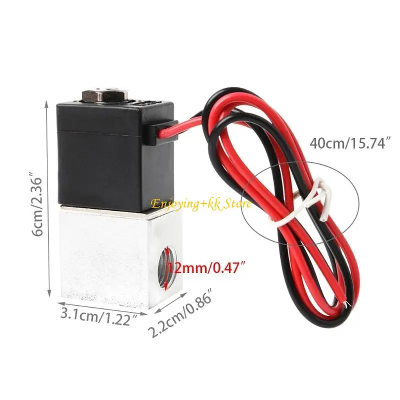Q1JB 1/4 "لـ 12V 2 الطريق المغلقة عادةً