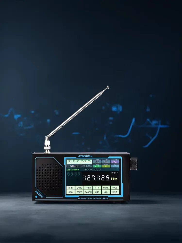 ATS25 Ultra 118Mhz-135.975Mhz Bluetooth Version Full Radio Receiver FM SW SSB