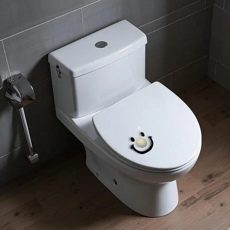 Levantador de tampa de vaso sanitário, alça de elevação, botão em forma de rosto sorridente, peças de reposição, levanta, evitar empurrador para evitar tocar