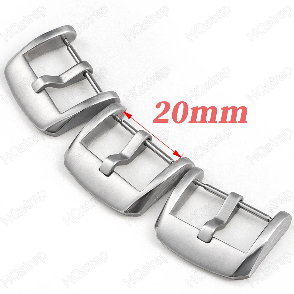 20mm Watch Buckle Silver Stainless Steel Button Watches Accessories Watch Strap Pin Buckle Watch Repair Tools