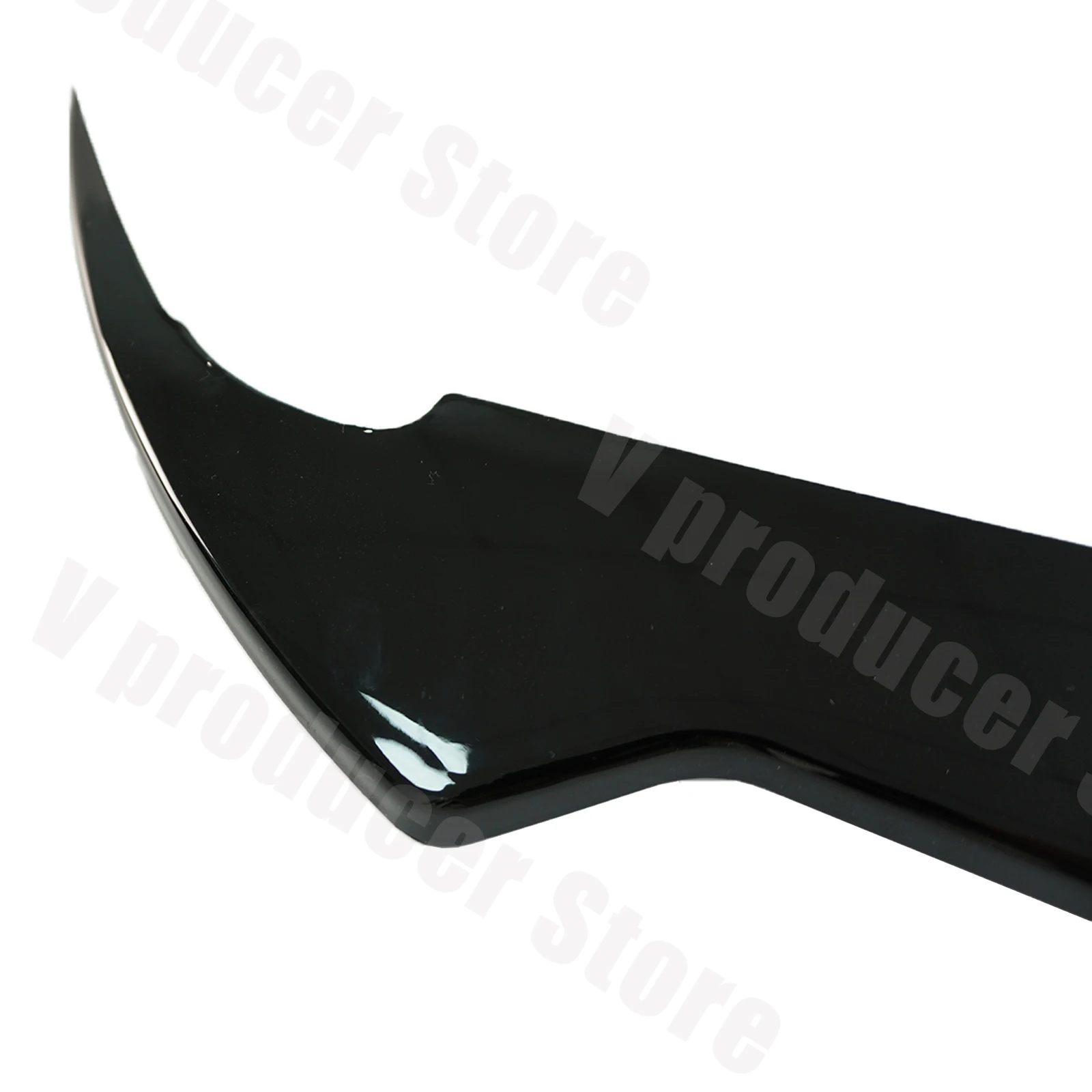 Front Bumper Canard Wings Splitter Fins For Chevrolet Corvette C8 Stingray Z51 2020-2024 Glossy Black Car Accessories Body Kit