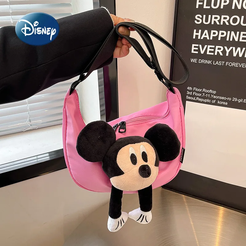 

Disney Mickey's New Women's Crossbody Bag Doll Shape Women's Shoulder Crossbody Bag Fashion Doll Women's Bag Large Capacity