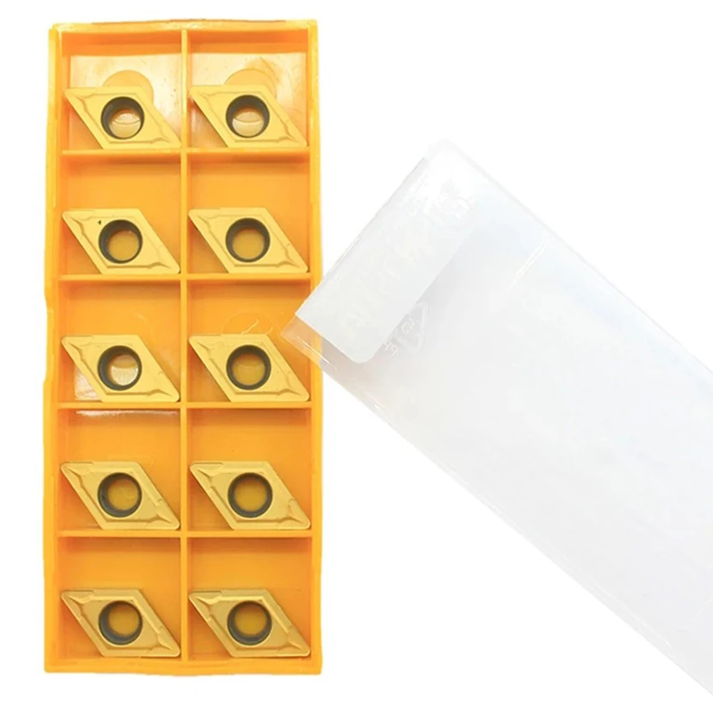 

Set of 10 DCMT11T304 Indexable Carbide Inserts Designed for Efficient Cutting and Machining in Dirty Environments