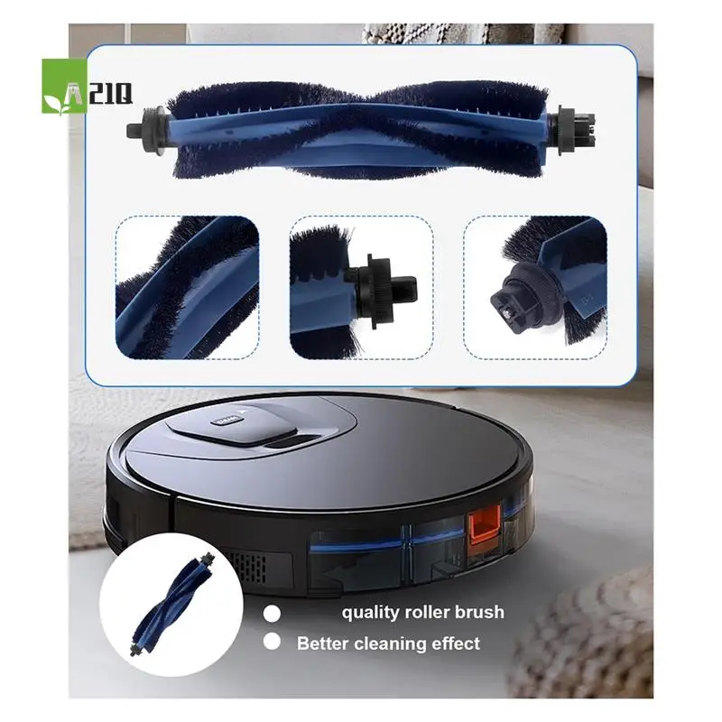 

A21Q -Accessory For Eufy Omni C20, Replacement Part Set For Eufy Omni C20,Main Brushes,Filters,Side Brushes, Cloths,Dust Bags