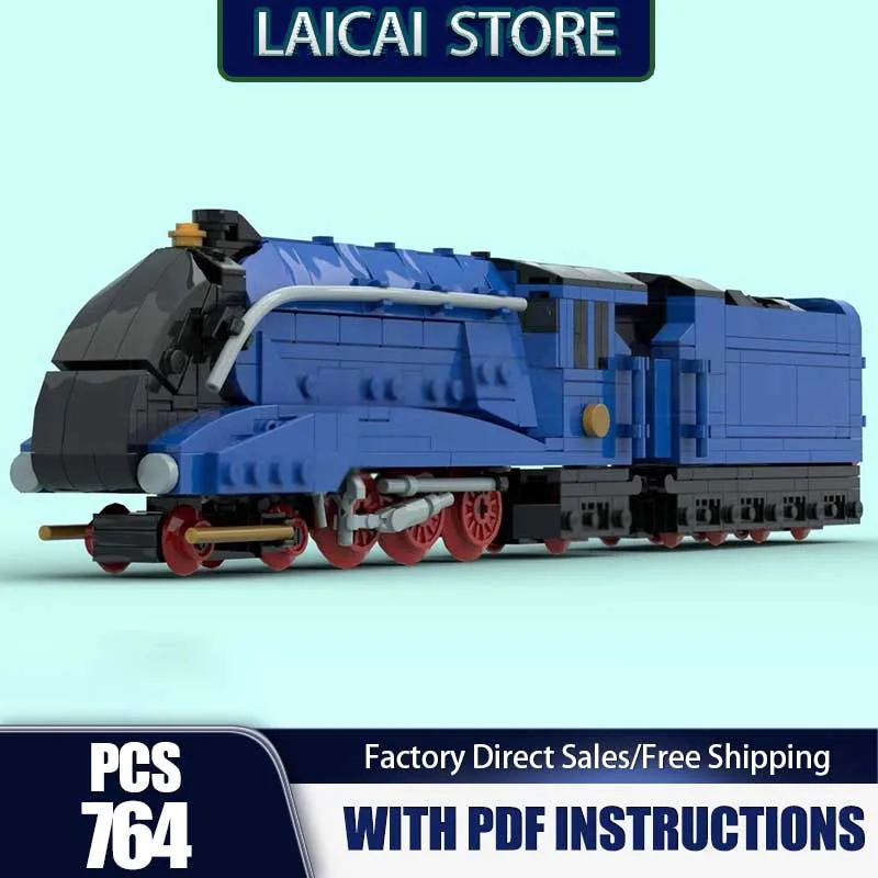 

Модель железнодорожного поезда LNER класса A4 (тип «Маллард») из строительных блоков, технологичный конструктор, подарочный набор для сборки
