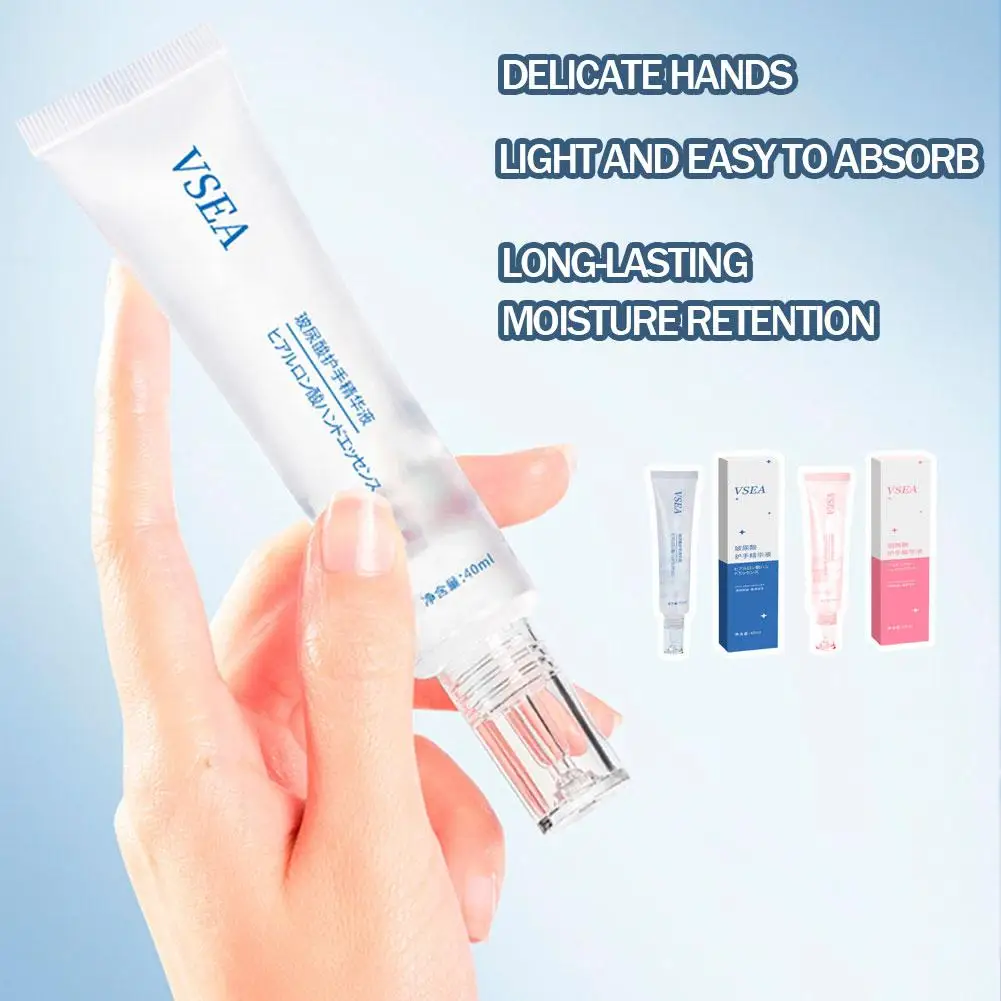 

Hyaluronic Acid Hand Care Essence Soothing Repair Damaged Hand Brightening Whitening Hydrating Skin Moisturizing Serum V3F6