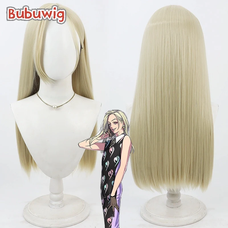 Bubuwig Synthetic Hair Terra Gallery Cosplay Wigs Charisma House Terra Gallery 60cm Women Long Light Blonde Wig Heat Resistant