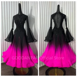 GOODANPAR Customized Standard Dance Dress ballroom dress for Competition swing tango waltz Smooth dance gradient fabric