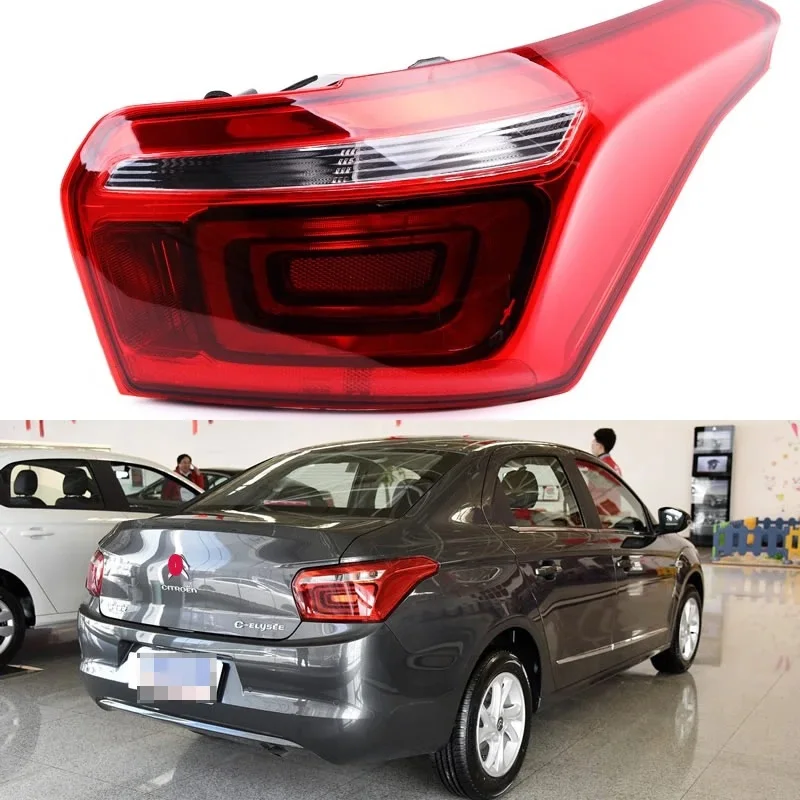 

For Citroen Elysee 2017 2018 2019 Car Accessories Rear Tail Light Assembly Stop Lights Parking Lamp Turn signal Rear lamp