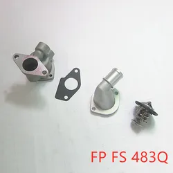 Car accessories engine cooling system thermostat housing gasket for Mazda 323 family protege 1.8 2.0 FP FS Haima 3 Haima 7 483Q