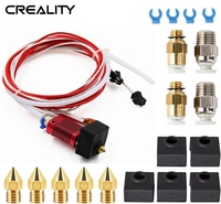 Creality Original Ender 5 Hotend Kit for 24V Ender-5 3D Printer Extruder Head with Silicone Cover Aluminum Heat Block Assembled