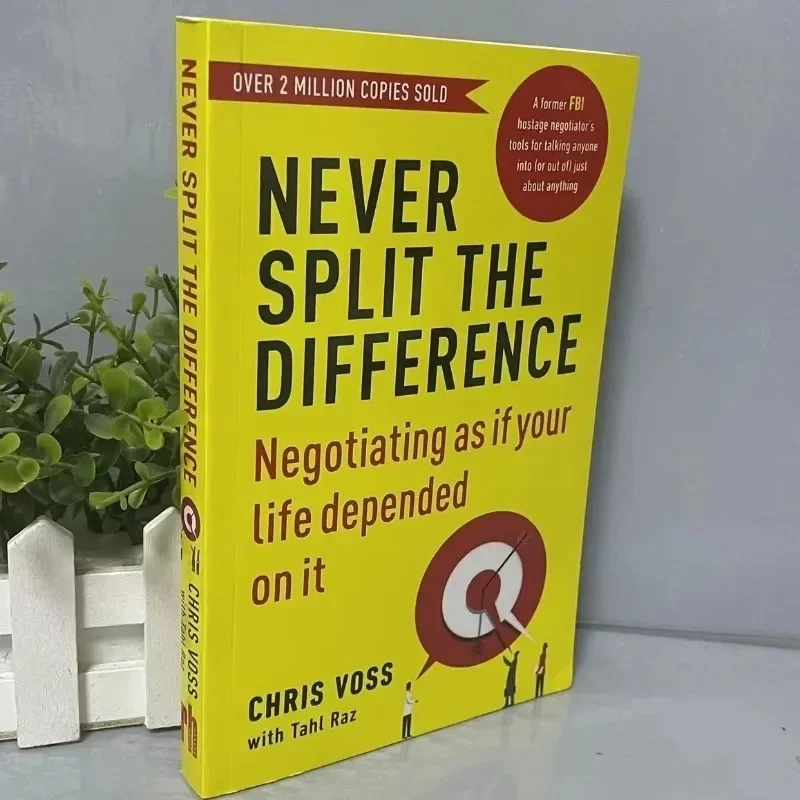 Never Split The Difference By Chris Voss Books In English for Adults Negotiations Emotional Intelligence New Listing