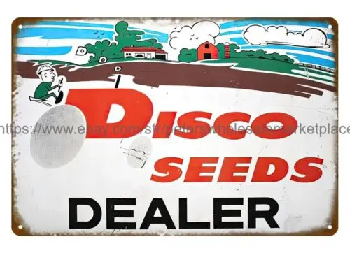room design ideas for bedrooms DISCO SEEDS DEALER FARM metal tin sign sign