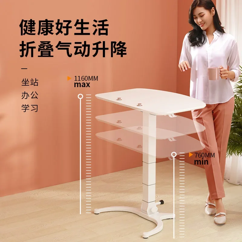 Customization Lifting Table Mobile Standing Computer Office Desk Learning Desk Home Notebook Workbench