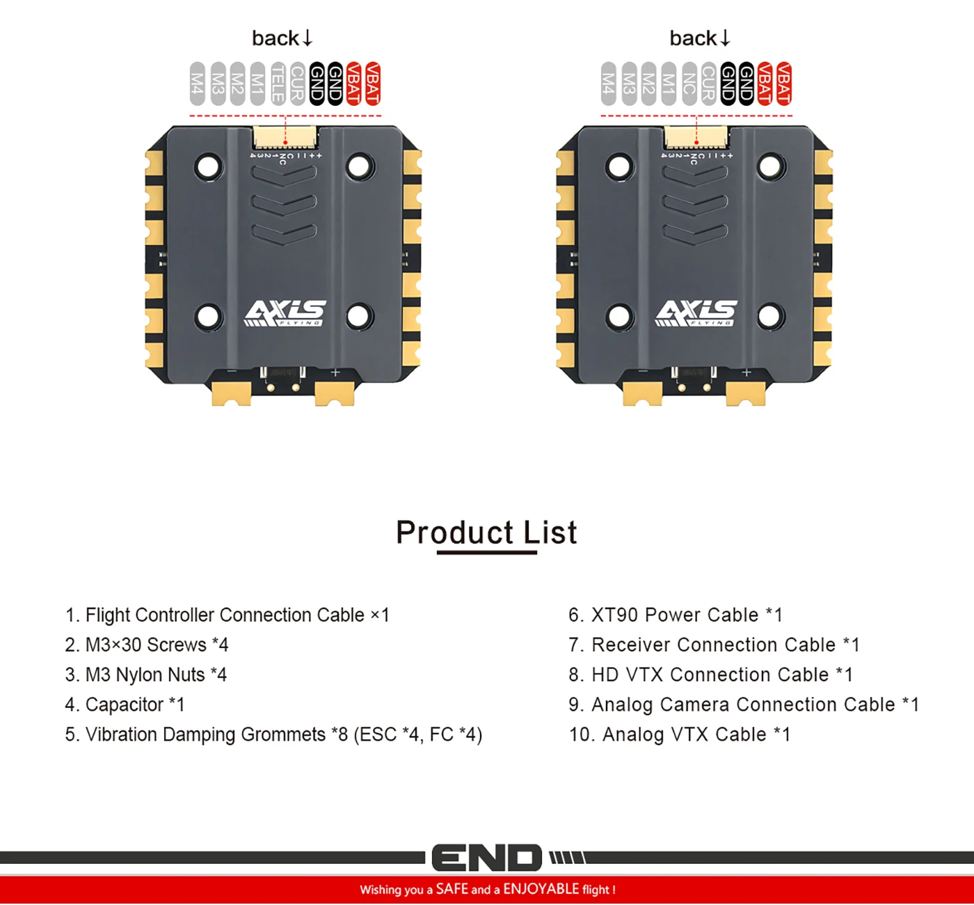 Axisflying ARGUS PRO ECO 80A ESC 방열 8S 32비트(쉘 포함)