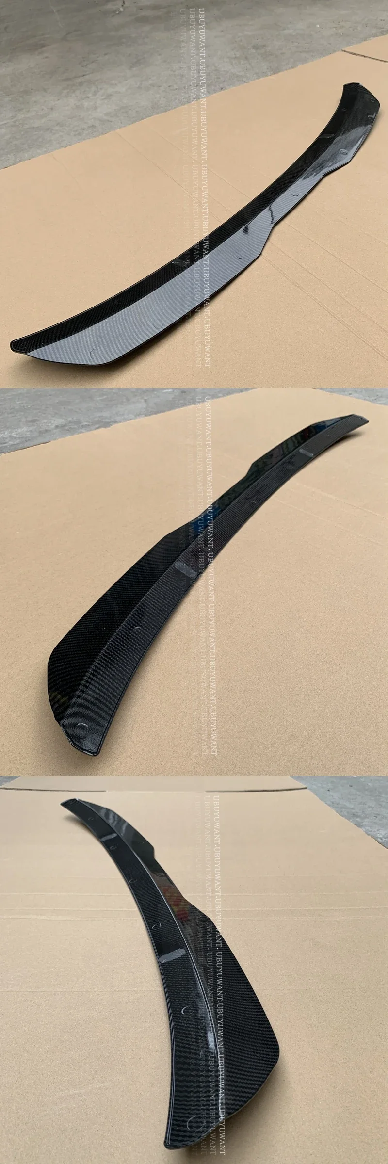 Für Audi Q3 Baujahr 2013-2016 Spoiler aus ABS-Kunststoff im Carbon-Look, Heckklappe, Dach, Heckflügel, Karosserie-Kit-Zubehör – Detail 9