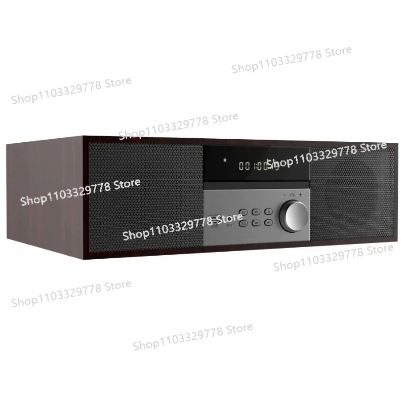 Home Wooden Stereo System CD Player with Inbuilt Speakers