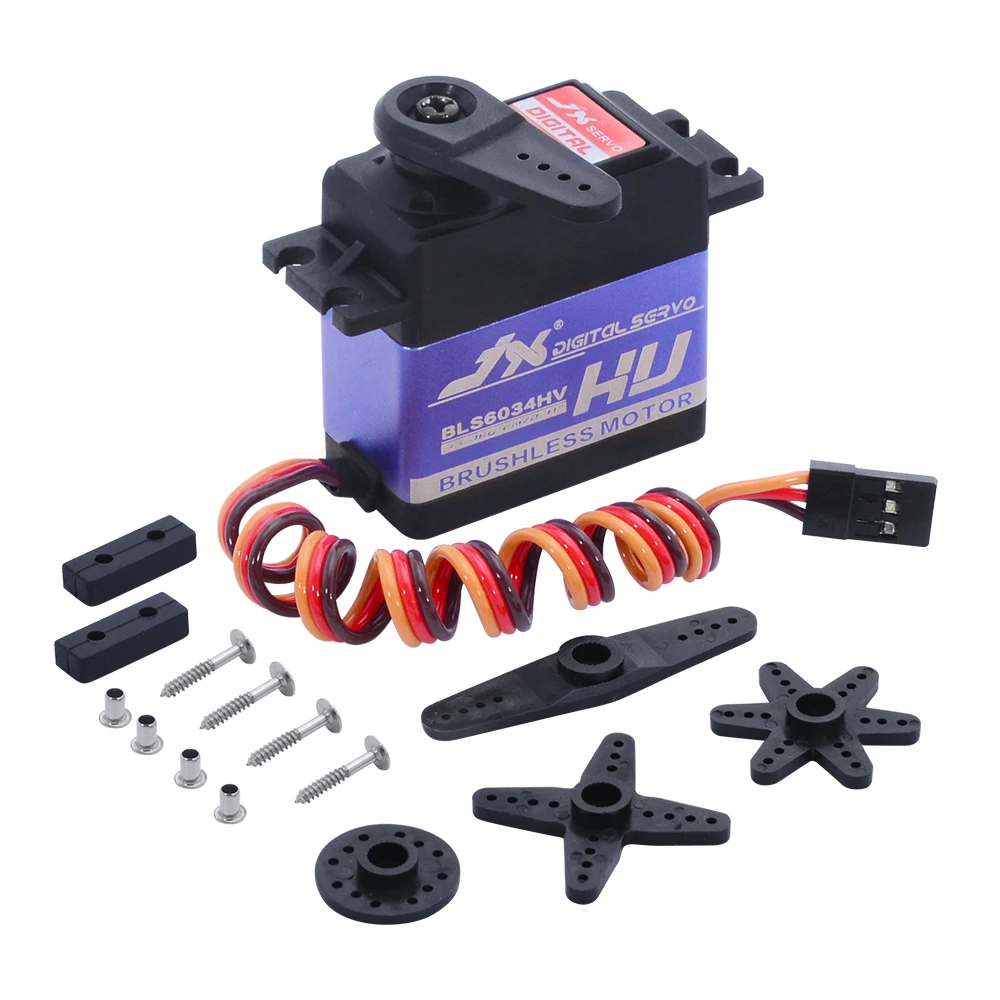 JX BLS6034HV 60g 33kg Brushless Digital Metal Gear Servo For RC Car Crawler RC Boat Robot Airplane Helicopter