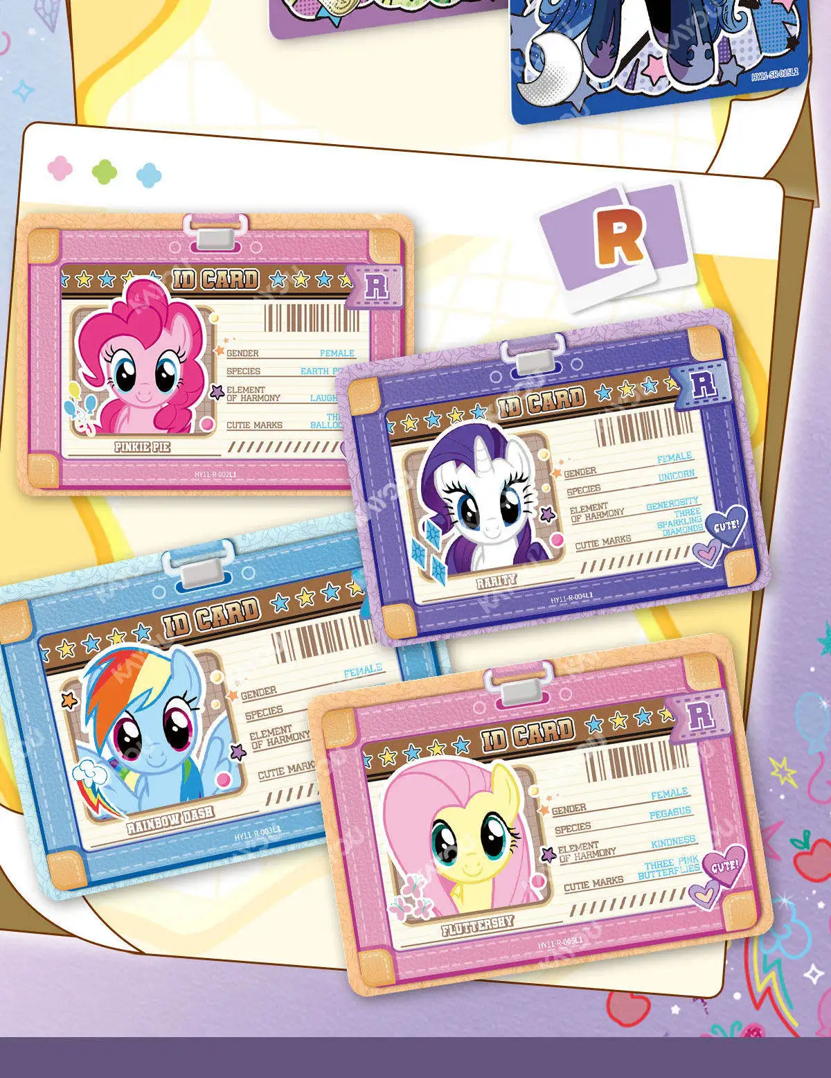 My Little Pony Cards Friendship is Magic Collection Card Seltene Sammelkarte für Sammler, Kartenspiel, Sammelkarte, Kinderspielzeug, Geschenke – Detail 13