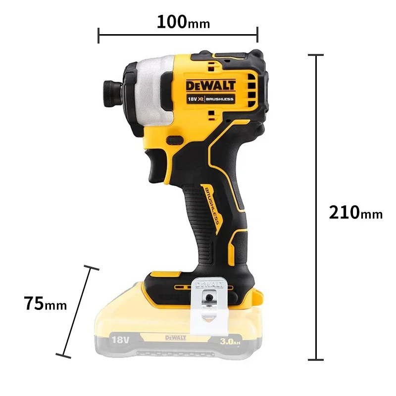 DEWALT DCF887N 18V Impact Driver Brushless Drill Professional Cordless Drill Electric Screwdriver 205NM Impact Driver Power Tool