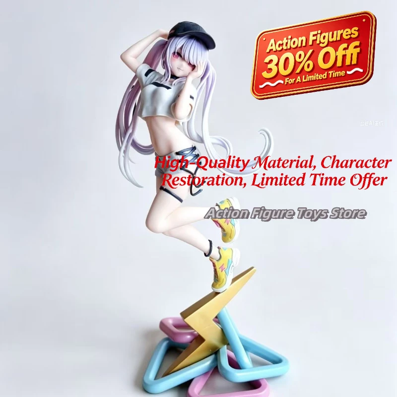 Lightning Girl 1/7 pixiv Doll/Pretty Girl Games/Anime/Peripherals figure Desktop Ornament birthday gift Computer case model Doll