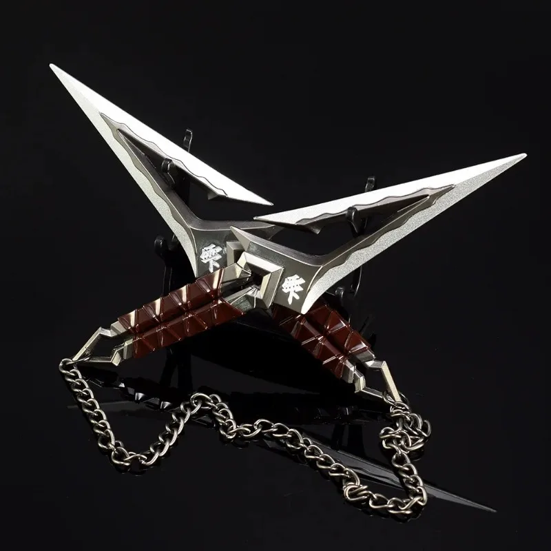 16cm armaelee kuronami no yaiba ninja kunai jogo periféricos arma modelo de metal samurai ornamento desktop artesanato brinquedos coletar