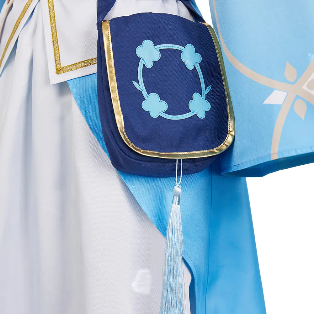Genshin Impact Lumine Costume Cosplay Donne Adulte Fantasia Kimono Abito Cintura Abiti Travestimento Vestito da Festa di Carnevale di Halloween