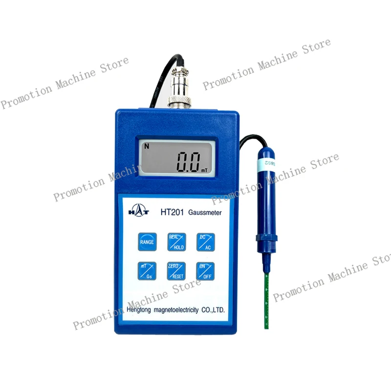 

HT201 Датчик измерения 0-200 мТ-2000 мТ Гаусс Тесла-метр Ручной цифровой гауссметр