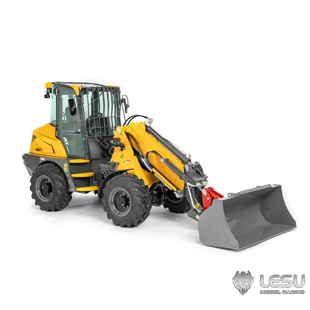 RC LESU 1/14 Loader Full Metal Original Bucket Suitable for Tamiya Hydraulic Excavator Loader Dump Truck Tripper DIY Parts