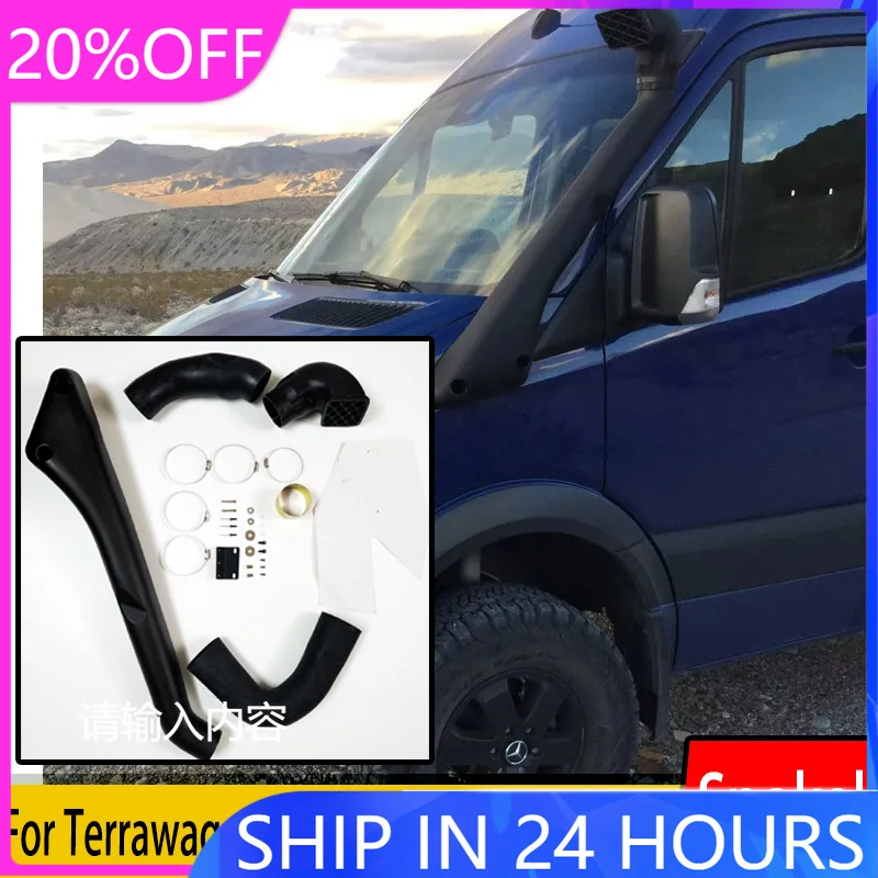 Kit de Snorkel de Admisión de Aire 4X4 para Mercedes Sprinter Benz Terrawagen 2007-2018, Accesorios para Vans