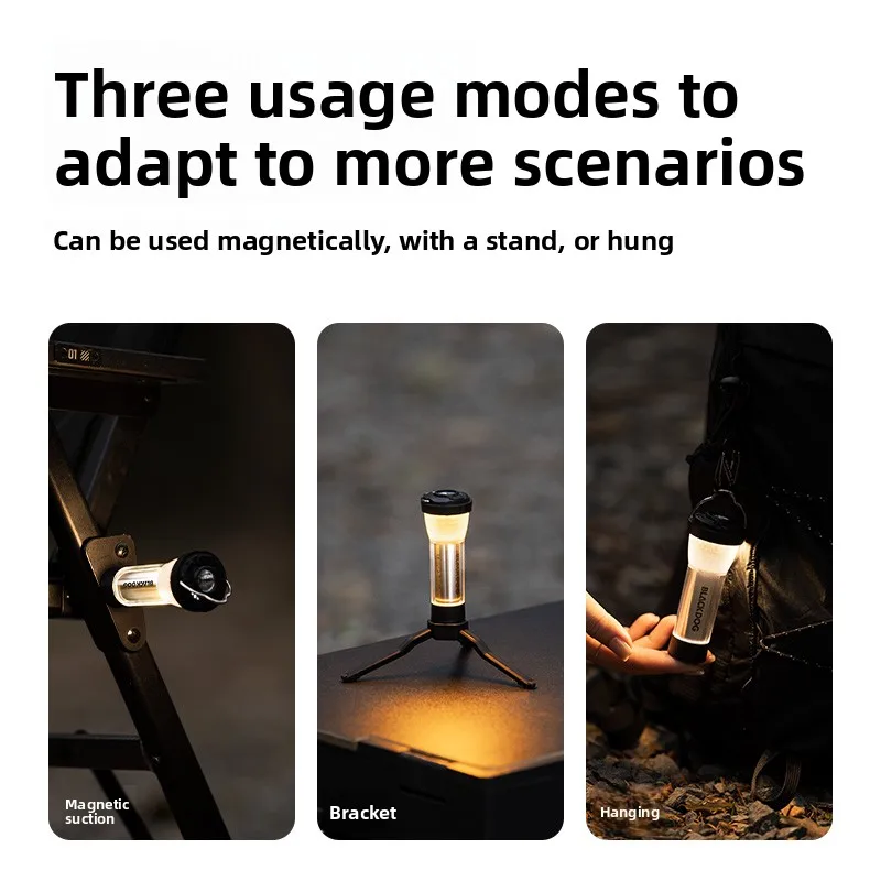 

BlackDog 2600mah camping light Super Long Battery Life LED Atmosphere Lamp Camping Tent Hiking Tower Flashlight