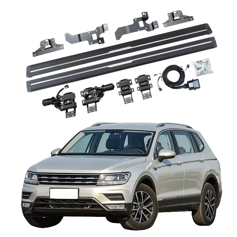 

Электрические боковые ступеньки высшего качества, автоматическая электрическая подножка из алюминиевого сплава для Tiguan L 2017-2025